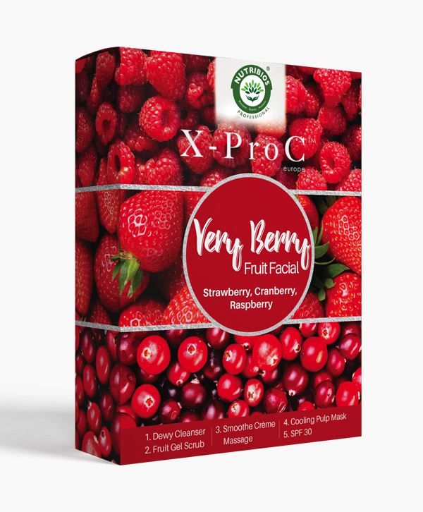 X Pro C Very Berry Fruit Facial Single Use